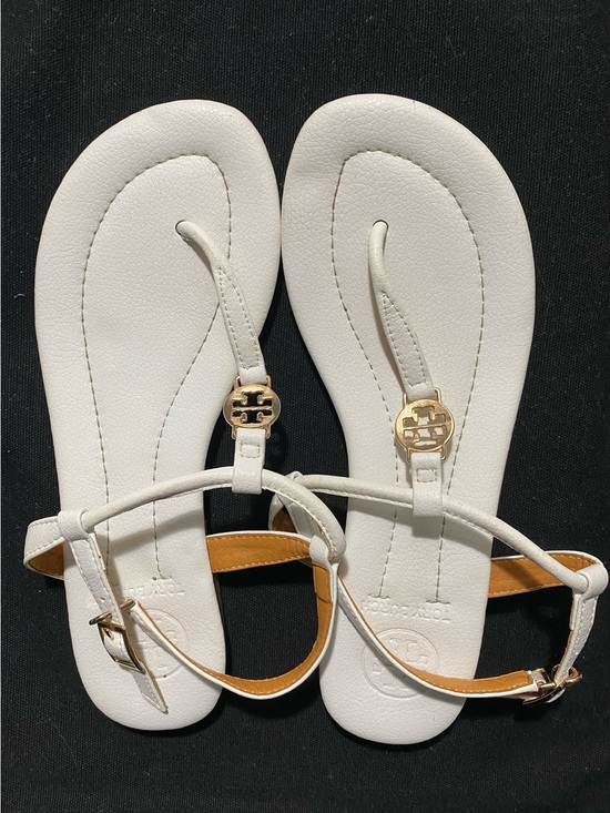 Tory Burch Shoes - Tory Burch White Thong Sandals